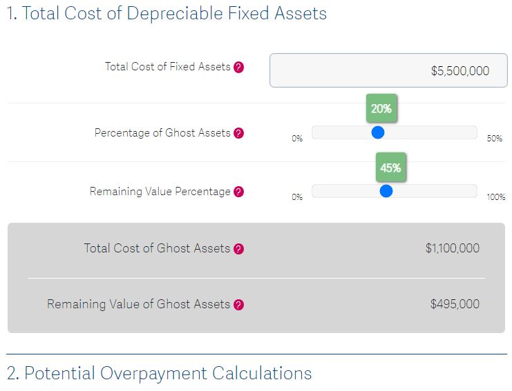 Sage Fixed Assets Savings Calculator